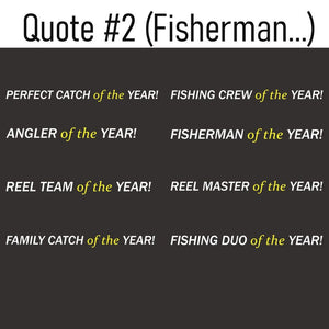 Fisherman Of The Year!, Personalized Acrylic Photo Ornament, Fisherman Gift, Fish Lover Holiday Decor, Custom Photo Fishing Lover Ornament