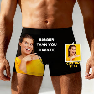 Custom Face Boxers: Personalized Photo Boxer Briefs, Fun Gift