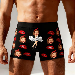Custom Face Boxers: Personalized Photo Boxer Briefs, Fun Gift