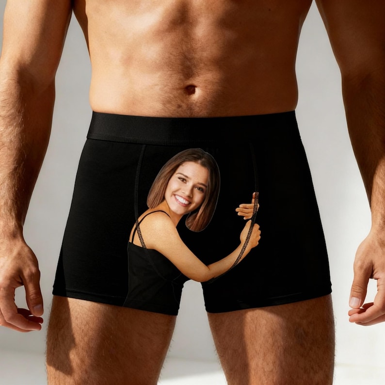 Custom Face Boxers: Personalized Photo Boxer Briefs, Fun Gift