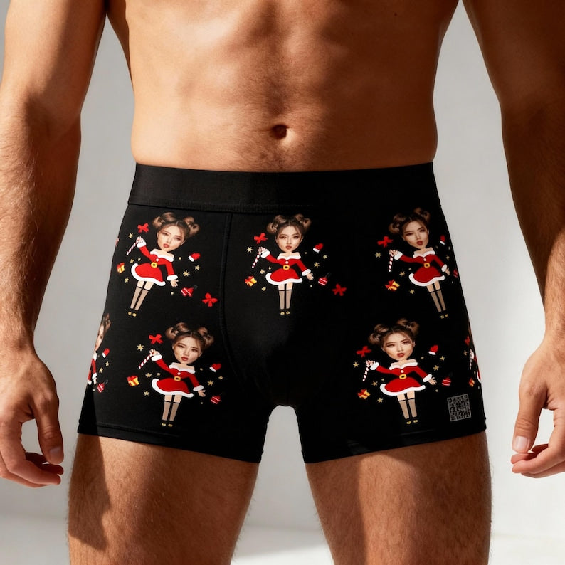 Custom Face Boxers: Personalized Photo Boxer Briefs, Fun Gift