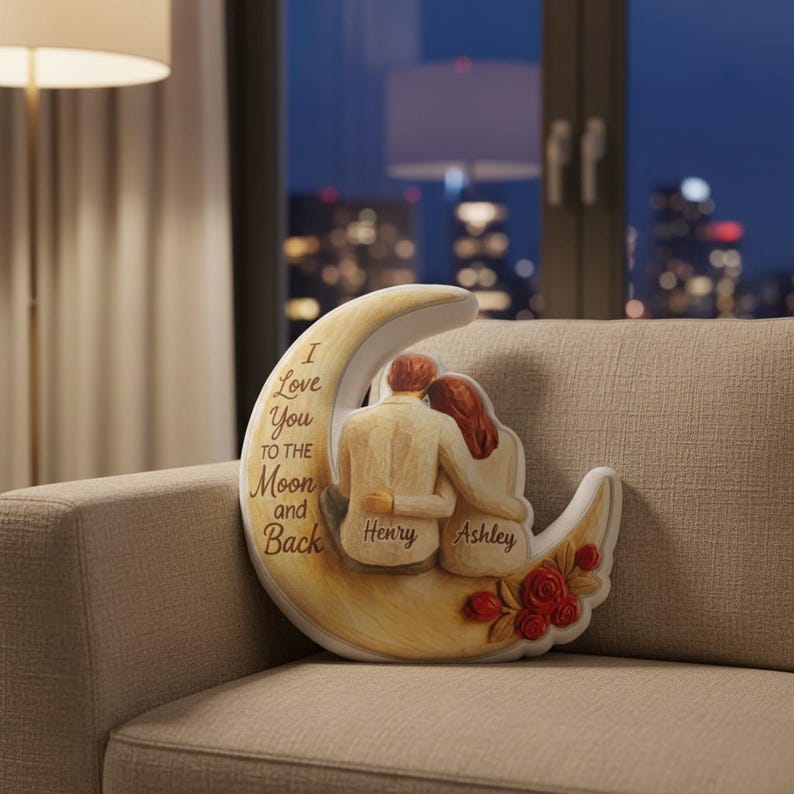 Personalized Pillow Valentines Day Gift for Couple, Pillow Engagement Gift For Couples, Wedding Gifts, Newlywed Gift, Engagement Gift