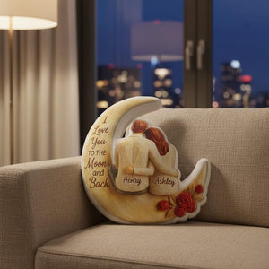 Personalized Pillow Valentines Day Gift for Couple, Pillow Engagement Gift For Couples, Wedding Gifts, Newlywed Gift, Engagement Gift