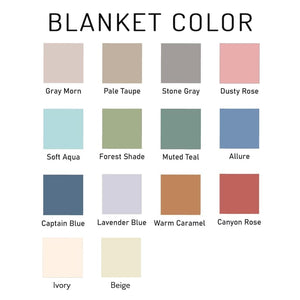 Personalized Photo Blanket,Couple Watercolor Picture Blanket With Text Throw,Besties Gift,Anniversary Gift,Family Portrait Blanket,Xmas Gift