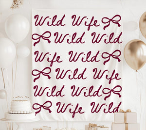 Wild Wild Wife Bachelorette Banner, Wild Wild Wife Bachelorette Decor, Nashville Bachelorette Banner, Western Bachelorette Backdrop