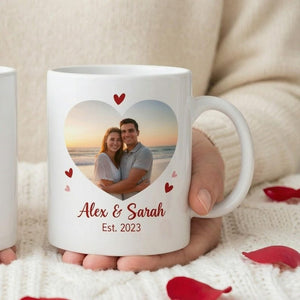 Couple Anniversary Coffee Mug, Custom All Of Me Loves All Of You Mug, Valentine's Day Romantic Love Cups Set Gift For Him Her