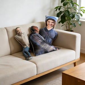 Funny Personalized Ugly Pillow,Custom Photo Pillow,Personalized Hilarious Gift,Prank Gift for Friend,Valentine's Day,Anniversary,Birthday