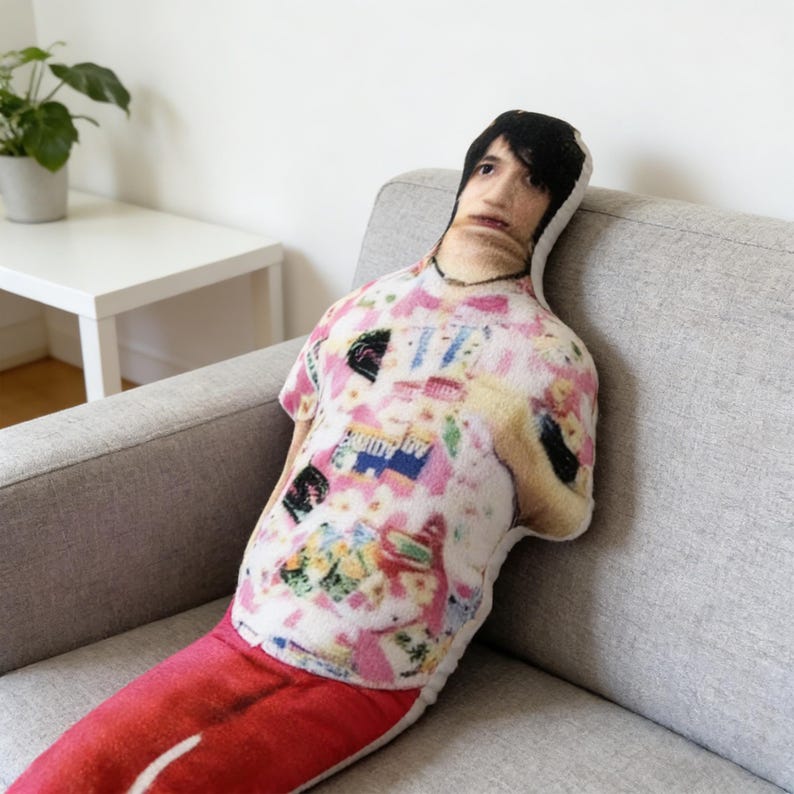 Funny Personalized Ugly Pillow,Custom Photo Pillow,Personalized Hilarious Gift,Prank Gift for Friend,Valentine's Day,Anniversary,Birthday