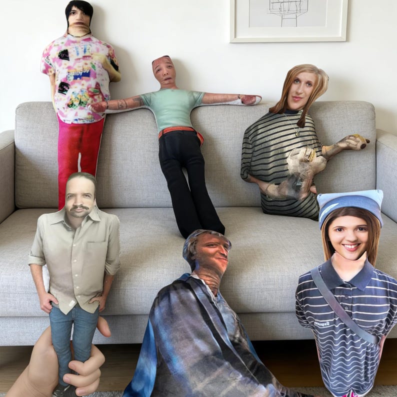 Funny Personalized Ugly Pillow,Custom Photo Pillow,Personalized Hilarious Gift,Prank Gift for Friend,Valentine's Day,Anniversary,Birthday