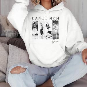 Custom Dance Mom Hoodie with Dancer Photo Personalized Senior Dance Gift Dance Competition Sweatshirt for Recitals and Ballet Moms Gift