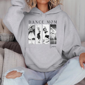 Custom Dance Mom Hoodie with Dancer Photo Personalized Senior Dance Gift Dance Competition Sweatshirt for Recitals and Ballet Moms Gift