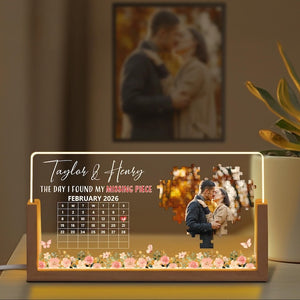 Personalized Photo LED Night Light, Custom Photo Night Light Plaque, Couple Photo Lamp, Anniversary Gift, Valentines Day Gifts