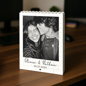 Custom Photo Building Blocks for Couples, Gamer Boyfriend Valentines Day Gift, Gamer Husband Valentine Gifts, Couple Gifts, Anniversary Gift