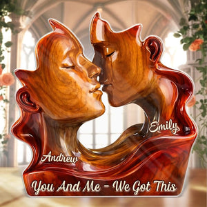 Personalized Couple Acrylic Plaque Anniversary Wedding Valentine Gift for Him and Her