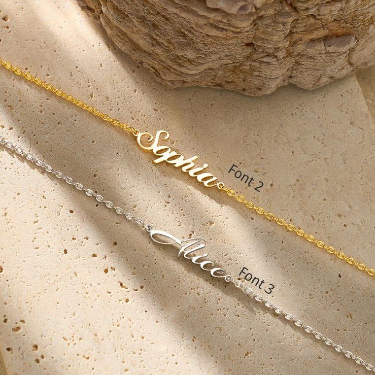 Custom Name Bracelet, Custom Name Bracelet, Personalized Name Bracelet, Adjustable Bracelet, Birthday Gift for Her, Gift for Mom