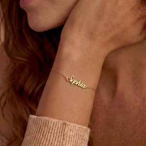 Custom Name Bracelet, Custom Name Bracelet, Personalized Name Bracelet, Adjustable Bracelet, Birthday Gift for Her, Gift for Mom