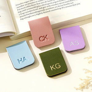 Personalized Magnetic Bookmark, Embossed Bookmark, Gift for Her, Handmade Gift, Gift for Book Lover, Minimalist Bookmark, Customized Gift