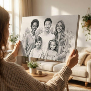 Add Deceased Loved One to Photo | Merge Multiple Pictures | Custom Family Memorial Portrait | Combine Photos | Sympathy Gift