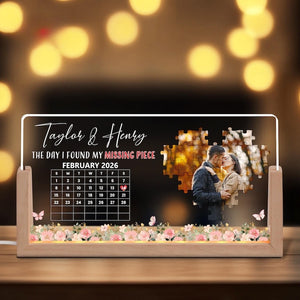 Personalized Photo LED Night Light, Custom Photo Night Light Plaque, Couple Photo Lamp, Anniversary Gift, Valentines Day Gifts