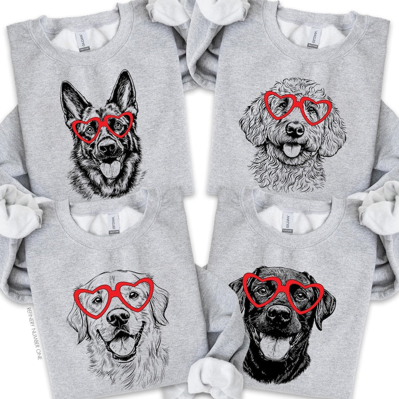 Custom Valentine Pet Shirt, Personalized Pet Tee for Valentine Day, Valentines Gift for Pet Lover, Cat Mom Gift, Dog Mom Gift. Pet Gift