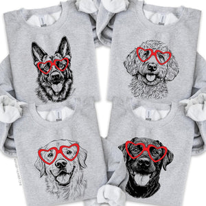 Custom Valentine Pet Shirt, Personalized Pet Tee for Valentine Day, Valentines Gift for Pet Lover, Cat Mom Gift, Dog Mom Gift. Pet Gift