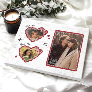 Personalized Valentines Gifts For Boyfriend, Custom Photo Canvas Anniversary Gift for Him Her