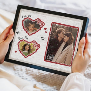 Personalized Valentines Gifts For Boyfriend, Custom Photo Canvas Anniversary Gift for Him Her