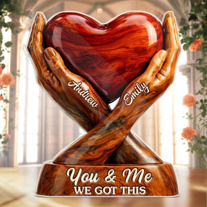 Personalized Anniversary Wedding Gift for Husband and Wife Custom Acrylic Couple Keepsake