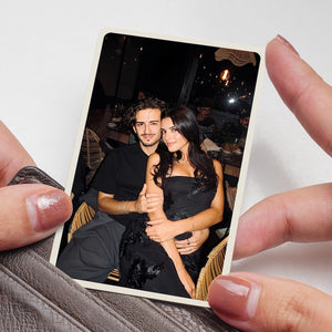 Love You More Reverse Card, Personalized Photo Wallet Card, Valentines Day Gift, Wedding Anniversary Gift for Husband, Gift Partner