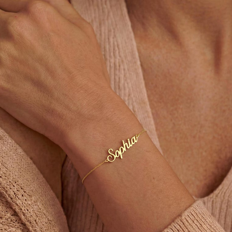Custom Name Bracelet, Custom Name Bracelet, Personalized Name Bracelet, Adjustable Bracelet, Birthday Gift for Her, Gift for Mom
