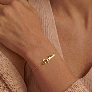 Custom Name Bracelet, Custom Name Bracelet, Personalized Name Bracelet, Adjustable Bracelet, Birthday Gift for Her, Gift for Mom