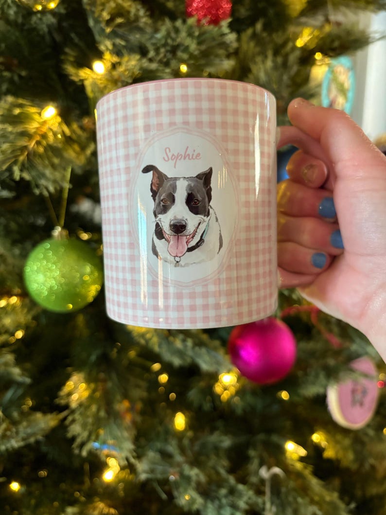 Custom Pet Mug, Personalized Dog or Cat Mug, Mug Gift for Pet Lovers, Custom Coffee Mug, Dog Mom Gifts, Cat Mom Gift