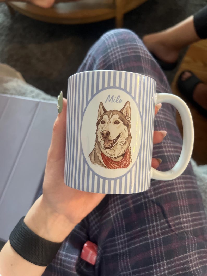 Custom Pet Mug, Personalized Dog or Cat Mug, Mug Gift for Pet Lovers, Custom Coffee Mug, Dog Mom Gifts, Cat Mom Gift