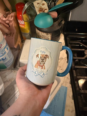 Custom Pet Mug, Personalized Dog or Cat Mug, Mug Gift for Pet Lovers, Custom Coffee Mug, Dog Mom Gifts, Cat Mom Gift