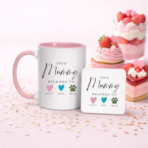 Personalised Mothers Day Gift, Custom Mug Gift For Mum, Birthday Gift, Gift For Her, Personalised Mom Gifts, Dog Mum