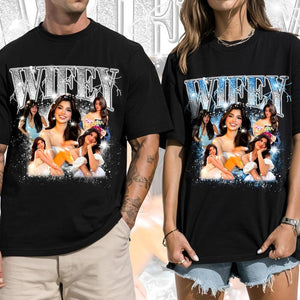 Personalized Valentine Shirt Gifts For Him, Husband, Wifey Shirts, Bootleg Rap Tee For Boyfriend