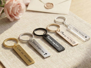 Custom Eye Photo Keychain Personalized Gifts for Him, Stainless Steel Keychain, Boyfriend Gifts for Him, Long-Distance Relationships Gift