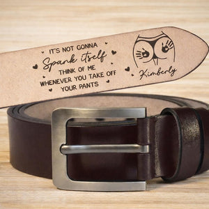 Custom Leather Belt For Him, Funny Gift For Men, Gift For Husband Boyfriend, Valentine's Day Gift, Anniversary Gift, Custom Engraved Belt