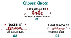 Funny Couple Mug - Personalized Naked Cartoon Mug, Grow Old With You Custom Gift For Husband Wife, Anniversary Or Valentine s Gift