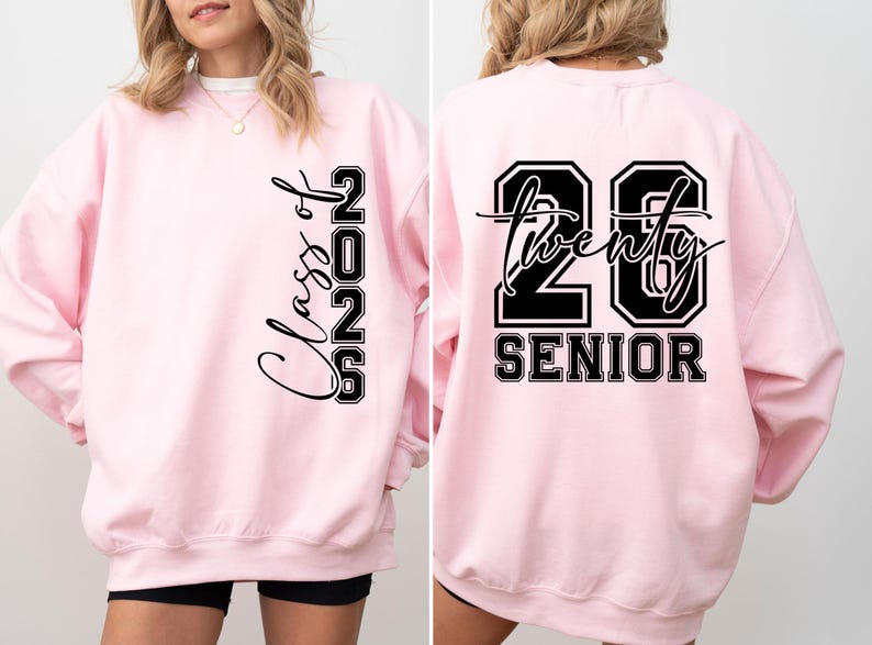 Senior 2026 Sweatshirt, Graduation Gift, Class Of 2026 Sweatshirt, Graduation Hoodie, Senior Hoodie, Graduation Party Sweatshirt