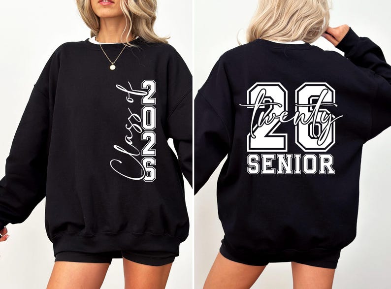 Senior 2026 Sweatshirt, Graduation Gift, Class Of 2026 Sweatshirt, Graduation Hoodie, Senior Hoodie, Graduation Party Sweatshirt