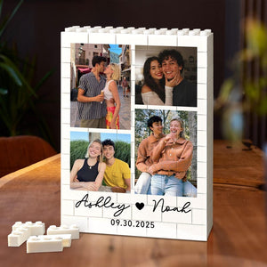 Personalized Photo Building Block Puzzle: Photo Building Blocks for Couples, Personalized Photo Block Puzzles, Anniversary Gift, Valentnes Gift for Him Her Boyfriend G-friend