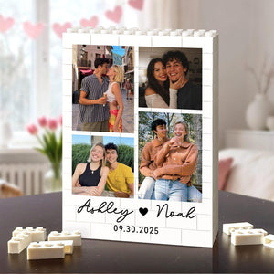 Personalized Photo Building Block Puzzle: Photo Building Blocks for Couples, Personalized Photo Block Puzzles, Anniversary Gift, Valentnes Gift for Him Her Boyfriend G-friend