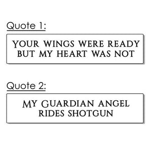Personalized Memorial Photo Car Visor Clip: Loss Of Mom Gift, Guardian Angel Keepsake Gift, Sympathy Gift For Loss Of Loved Ones