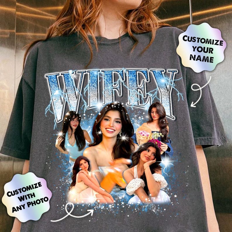 Personalized Valentine Shirt Gifts For Him, Husband, Wifey Shirts, Bootleg Rap Tee For Boyfriend