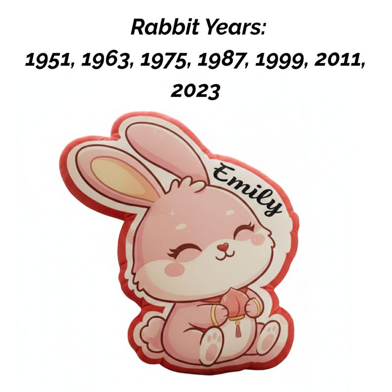 Personalized Horse Pillow Chinese New Year Zodiac Plush Custom Name Lunar Festival Decor Kids Room Gift for Lunar Near Year