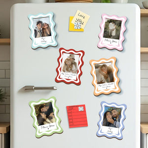 Custom Couple Photo Frame Fridge Magnet, Personalized Couple Portraid Keepsake, Anniversary Gift, Picture Couples, Valentine's Day Gift