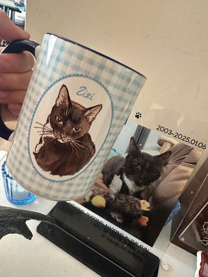 Custom Pet Mug, Personalized Dog or Cat Mug, Mug Gift for Pet Lovers, Custom Coffee Mug, Dog Mom Gifts, Cat Mom Gift