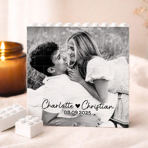 Custom Photo Building Block, Valentine's Day Gift for Him, Gamer Boyfriend Valentines Gift, Custom Photo Couple Gift, Anniversary Gift