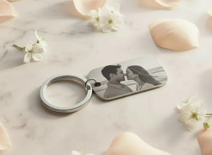 Photo Keyring Personalised Mother's Day Gift Nanny Stainless Steel - Custom Family & Couple Gift Nanna Keepsake Custom Present